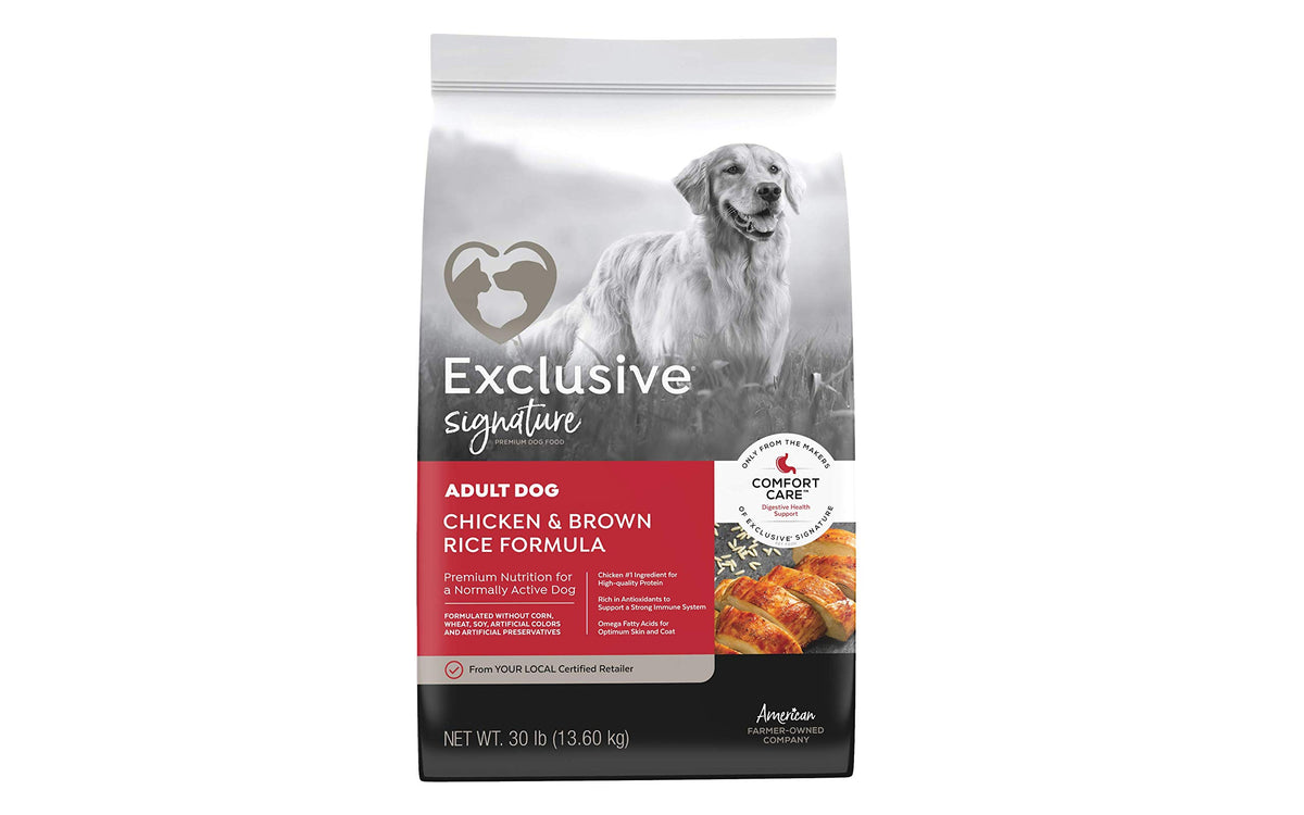 Chicken & Brown Rice Adult Dog Food 30 lb Bag N3336