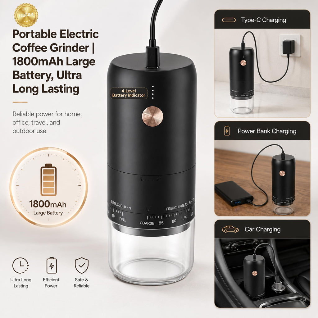 Portable Electric Burr Coffee Grinder X864109
