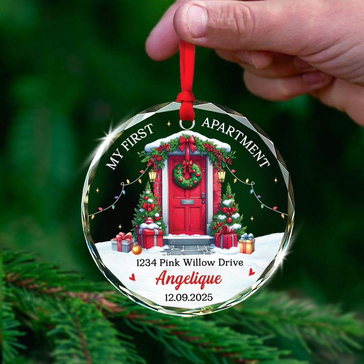 Glass Ornament Christmas 2026 G95831