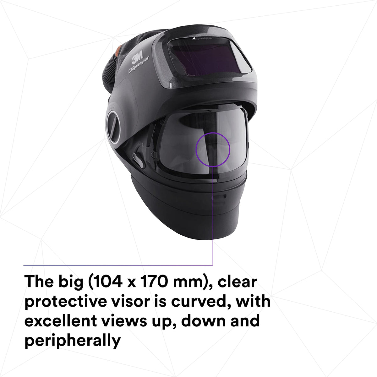Heavy-Duty Welding Helmet with PAPR Assembly X978