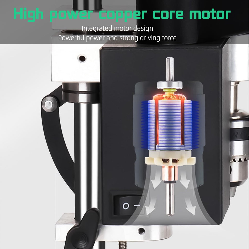 Benchtop Drill Press 0.6-6mm B10 Chuck 7-Speed Adjustable Electric G6490