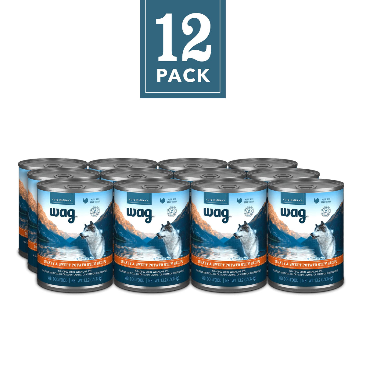 Turkey & Sweet Potato Recipe Canned Dog Food 13.2 oz Can Pack of 12 B2631