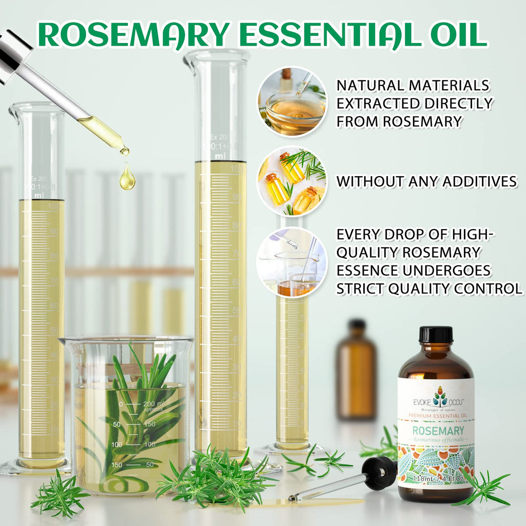 Rosemary Clary Sage Ylang Ylang Geranium Lavender Essential Oil 4 Oz W280887