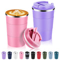 13 oz Stainless Steel Insulated Travel Coffee Mug 2 Pack R595