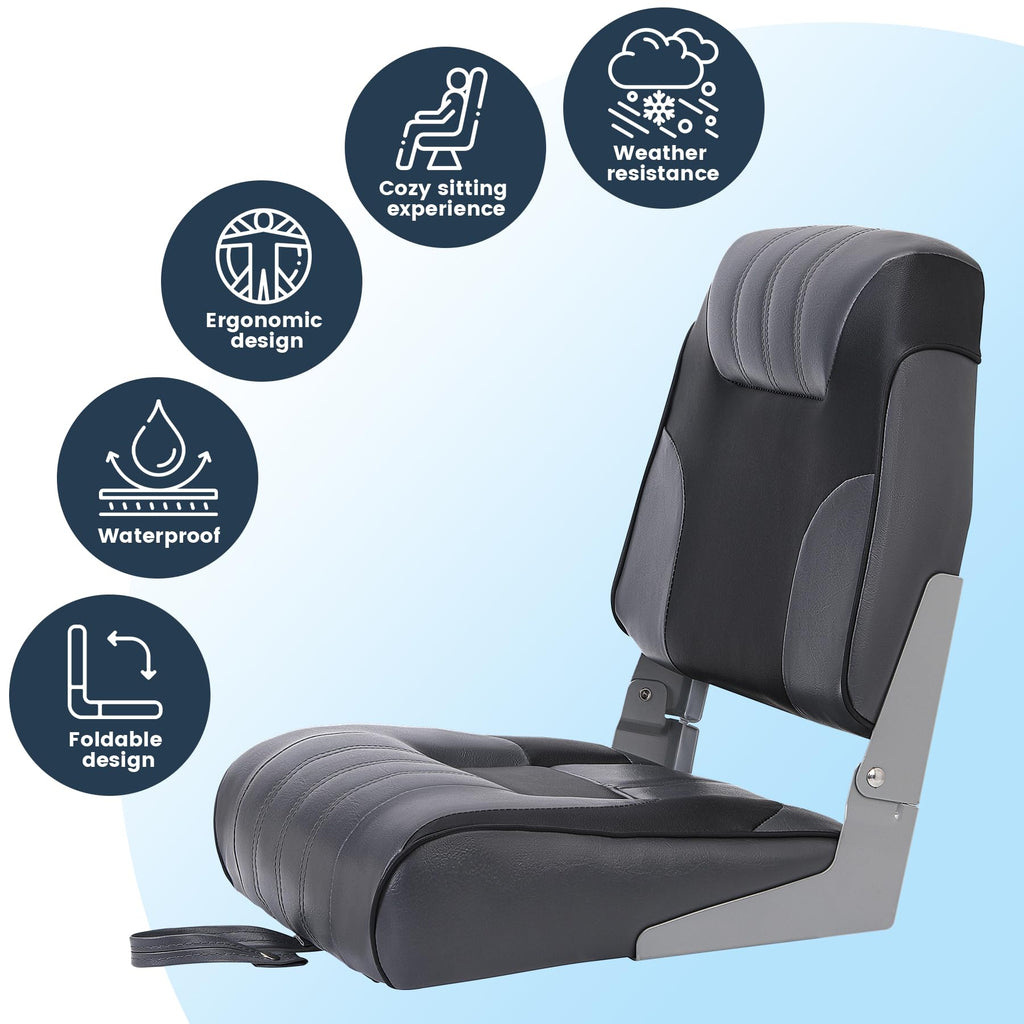 Low Back Folding Boat Seats Y551281