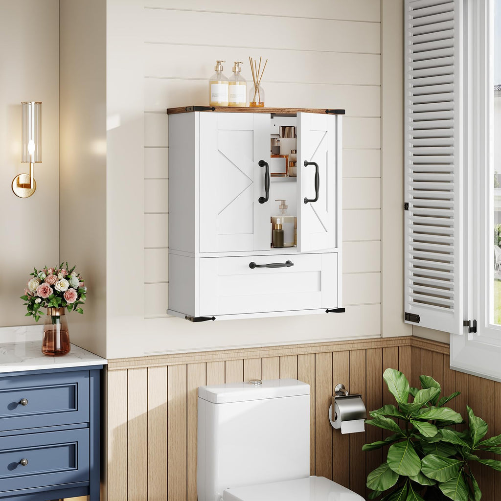 Wall Mounted Cabinet with Adjustable Shelf A23695