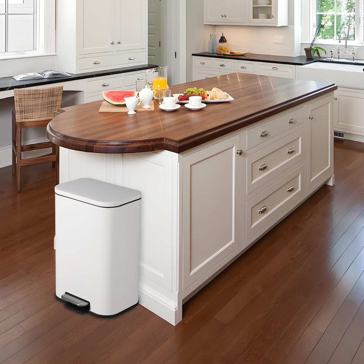 Stainless Steel 50L Trash Can I3537