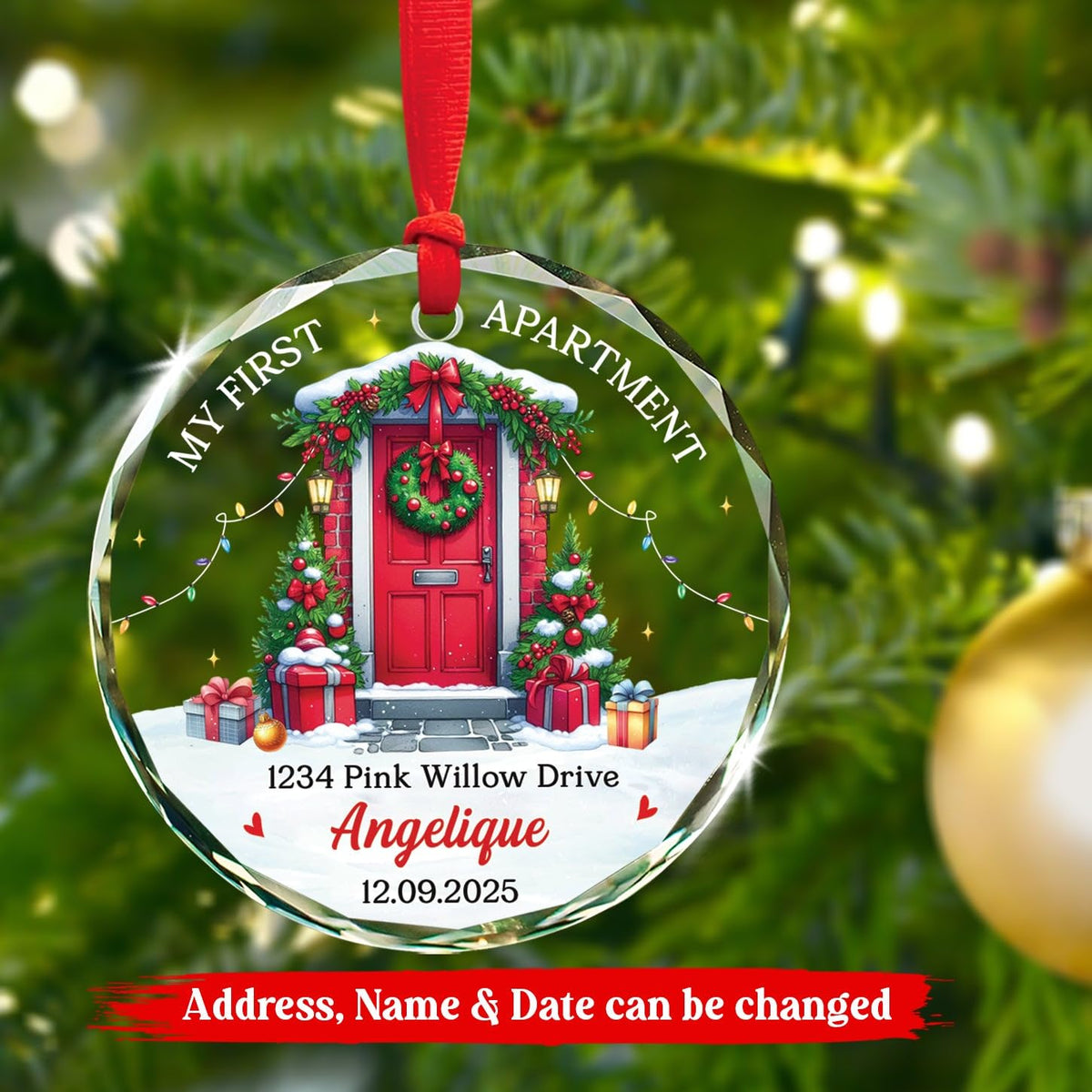 Glass Ornament Christmas 2026 G95831