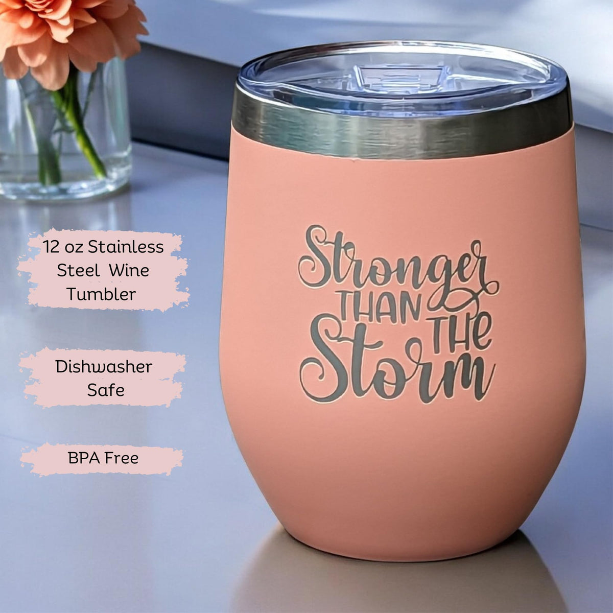 Pink Blanket & Tumbler D981