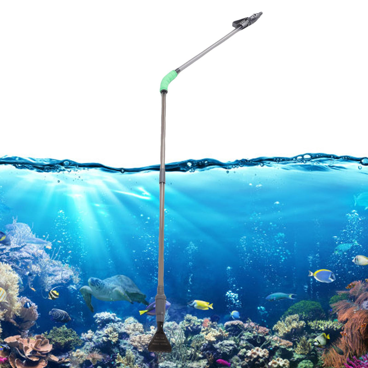 Aquarium Siphon Vacuum Cleaner 5 in 1 Water Changer Tool L91523