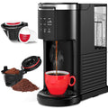 Single Serve Coffee Maker, 2 in 1 Capsule & Ground Coffee Brewer, 40 Oz Removable Water Tank U347