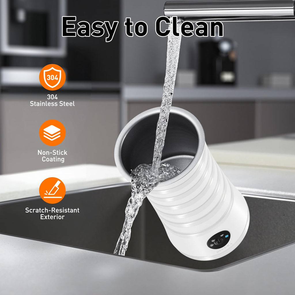 4-in-1 Electric Milk Frother White S689140