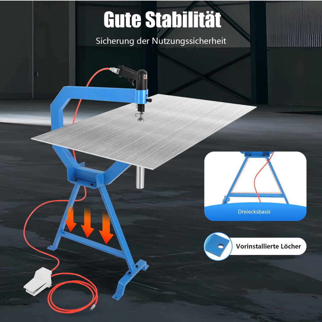 Pneumatic Planishing Hammer with Anvil Dies U7644