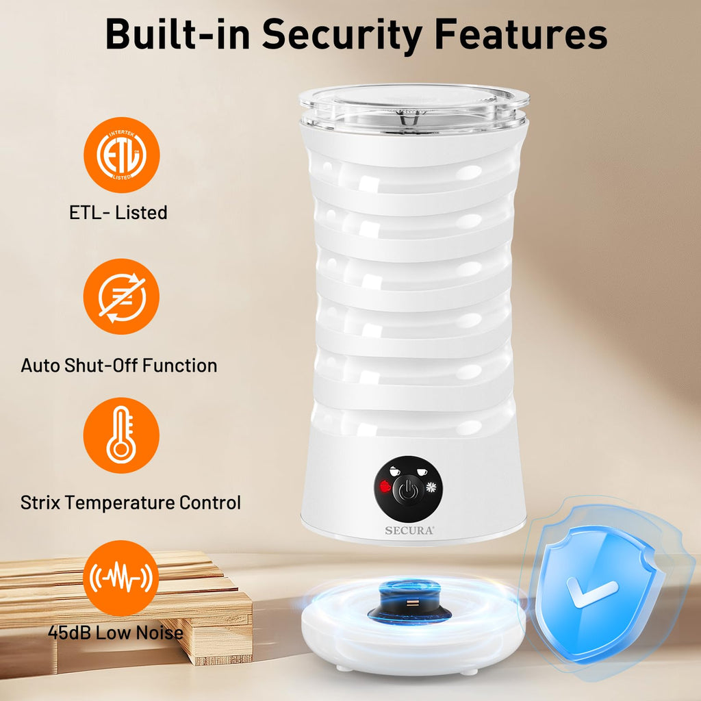4-in-1 Electric Milk Frother White S689140
