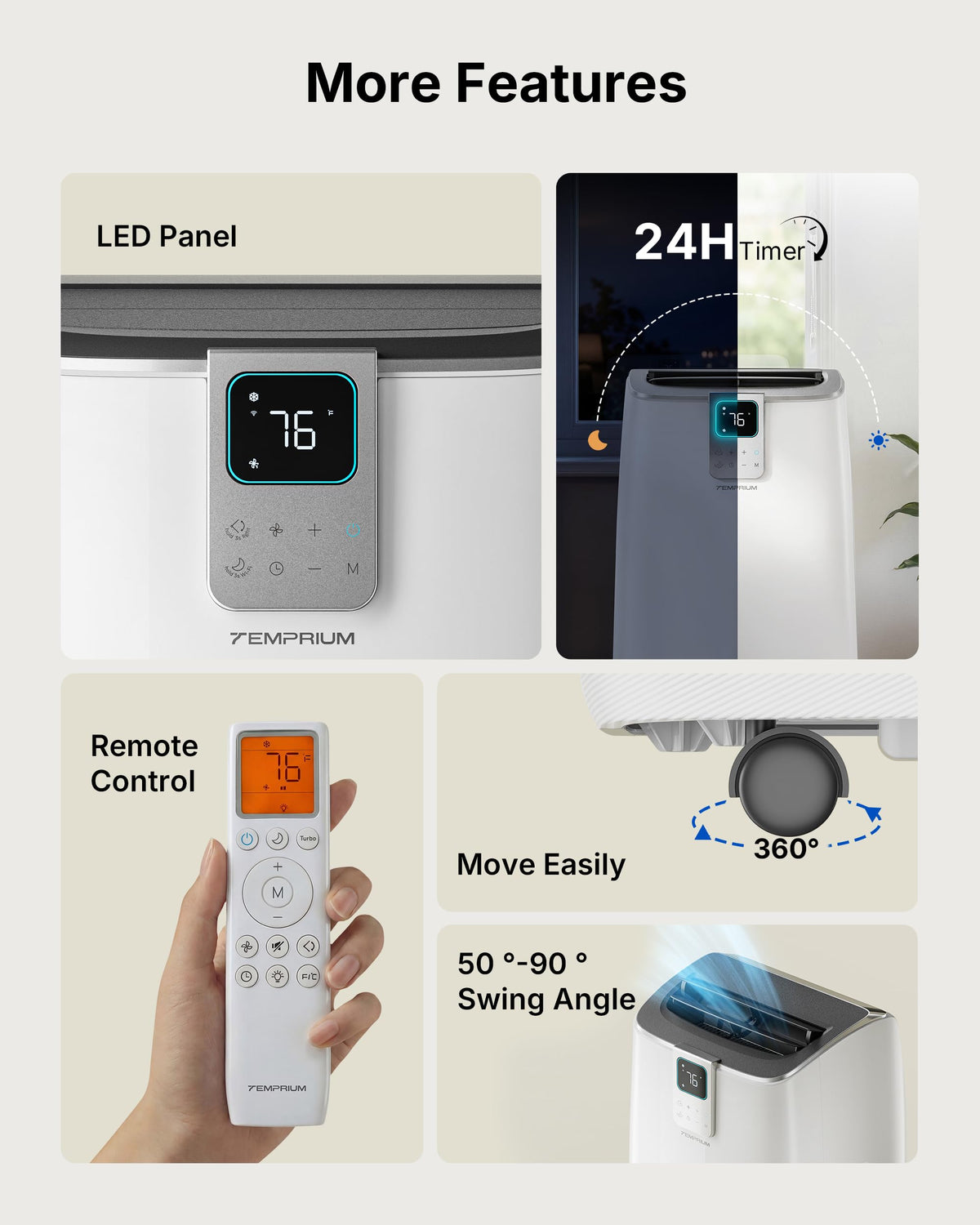 14,000 BTU Portable Air Conditioner U3766