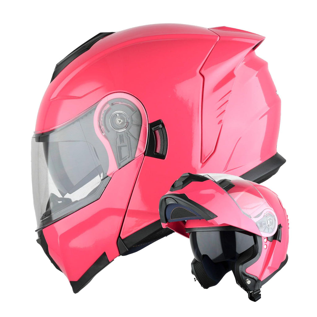 Modular Flip up Dual Visor Full Face Motorcycle Helmet D639