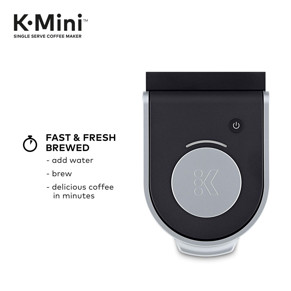 Single Serve K-Cup Pod Coffee Maker, Black, 40 Count T361290