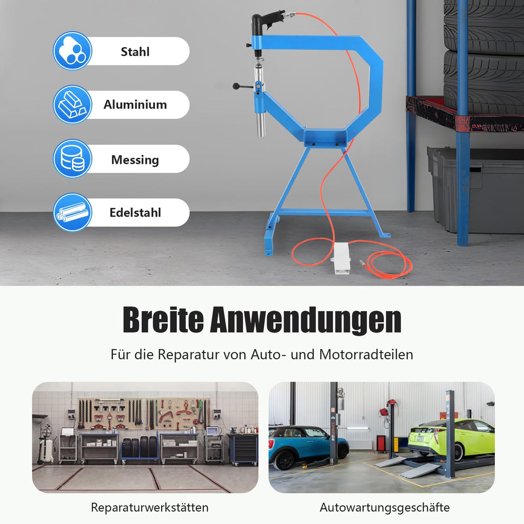 Pneumatic Planishing Hammer with Anvil Dies U7644
