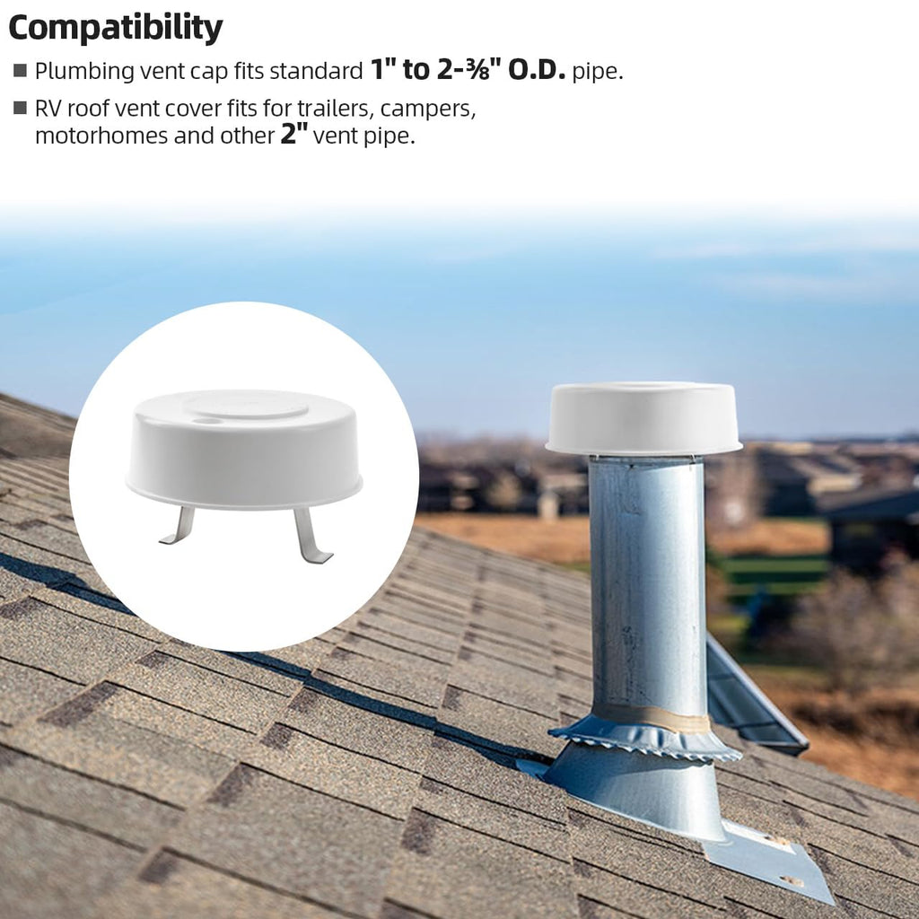 2 Pcs RV Roof Vent Cap V2758