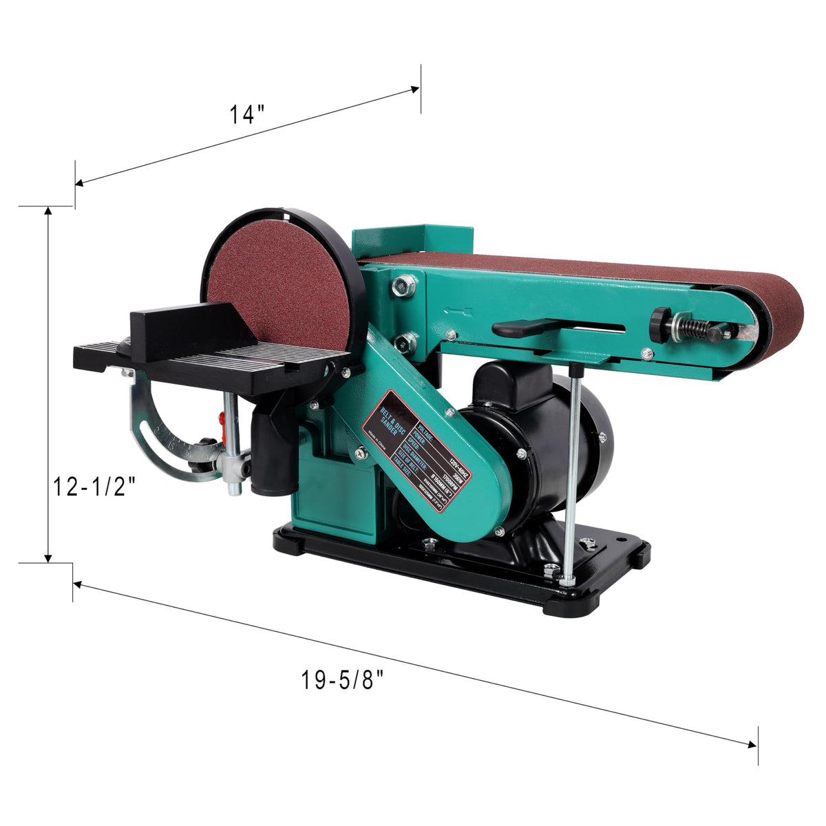 4" X 36" Belt Sander & 6" Disc Polisher Grinder K663946