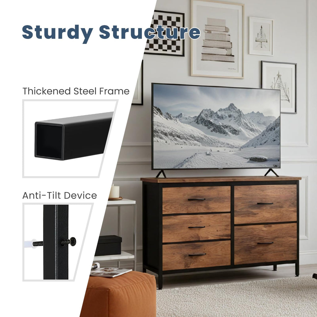 5 Drawer TV Stand D2968