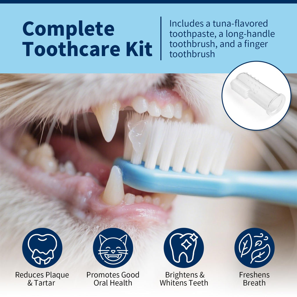 Tuna Flavor Toothpaste 1.06 oz with Toothbrush & Finger Brush B24926