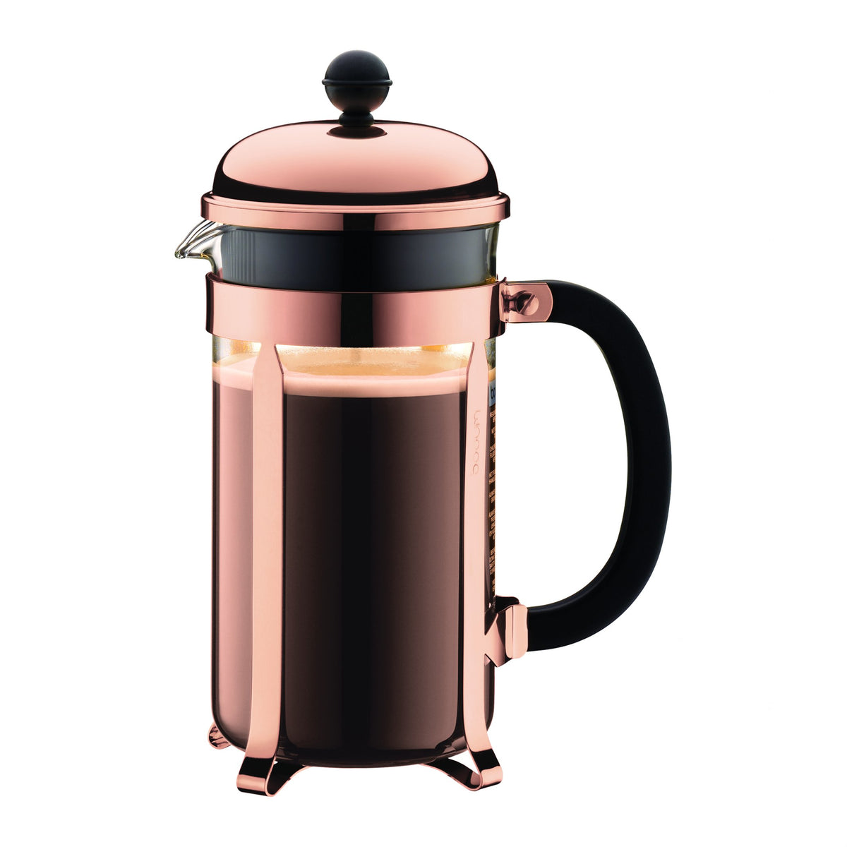 8 Cup French Press Coffee Maker and 2 Piece Glass Set P5202
