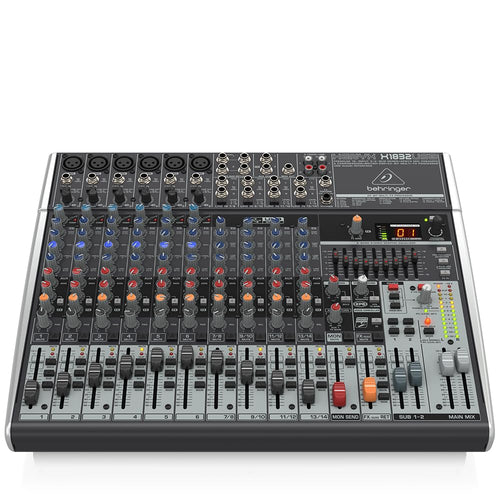18-Input 3/2-Bus Mixer with Mic Preamps & Compressors I8381