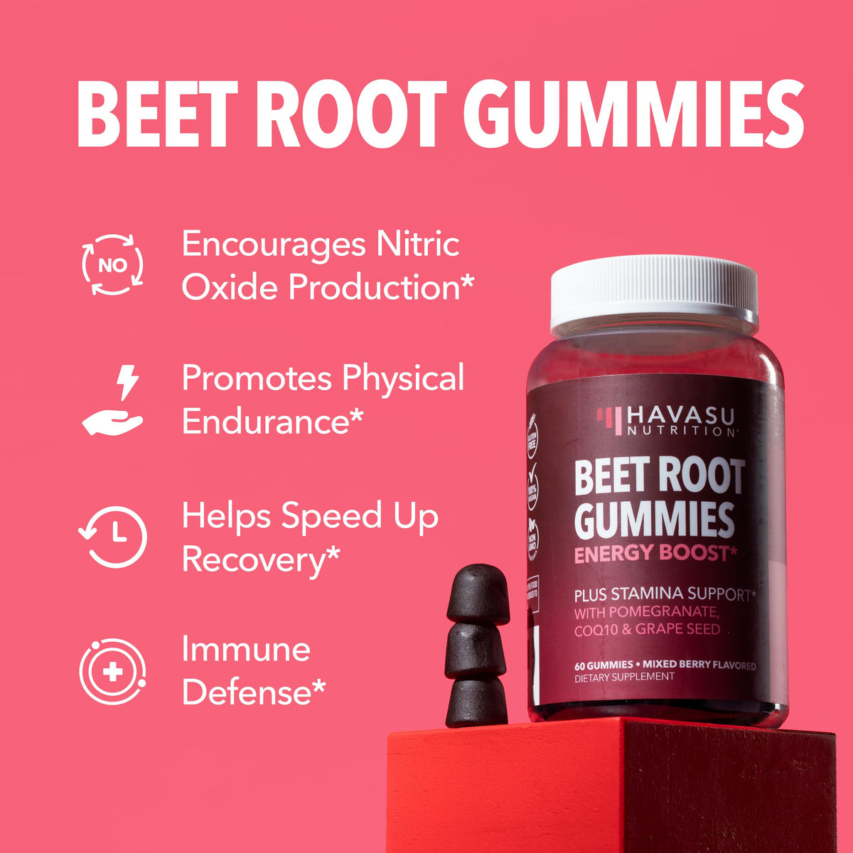 Beet Root Gummies + L-Arginine Gummies Bundle K666