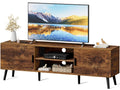 55 Inch TV Stand with Adjustable Shelf and 2 Cabinets L781