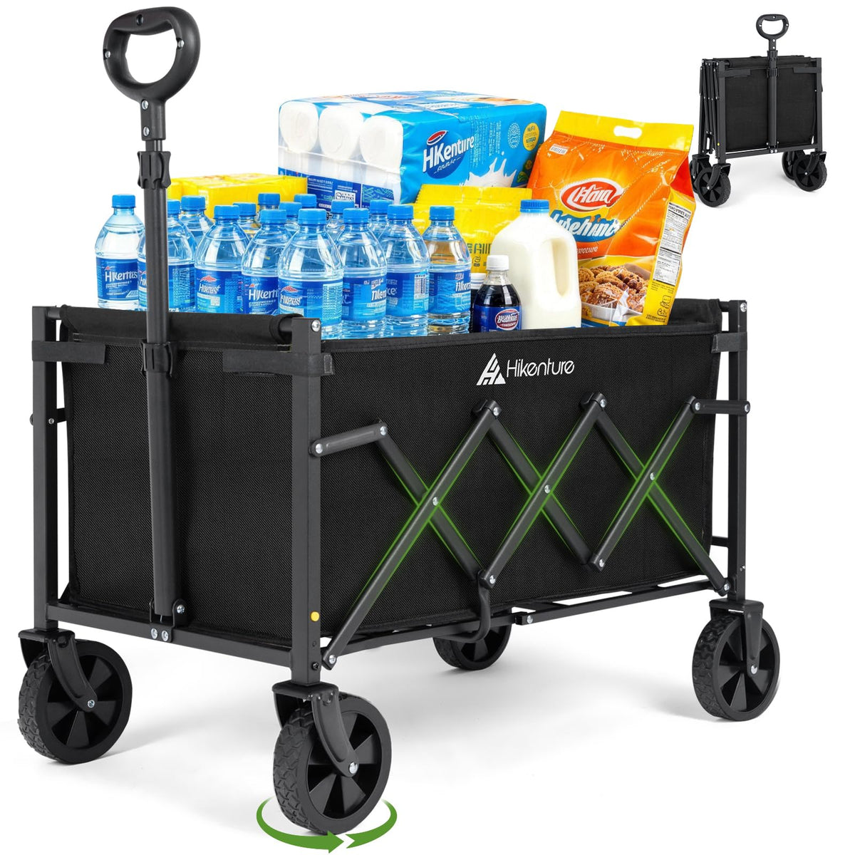 Collapsible Wagon Cart with Wheels M92500
