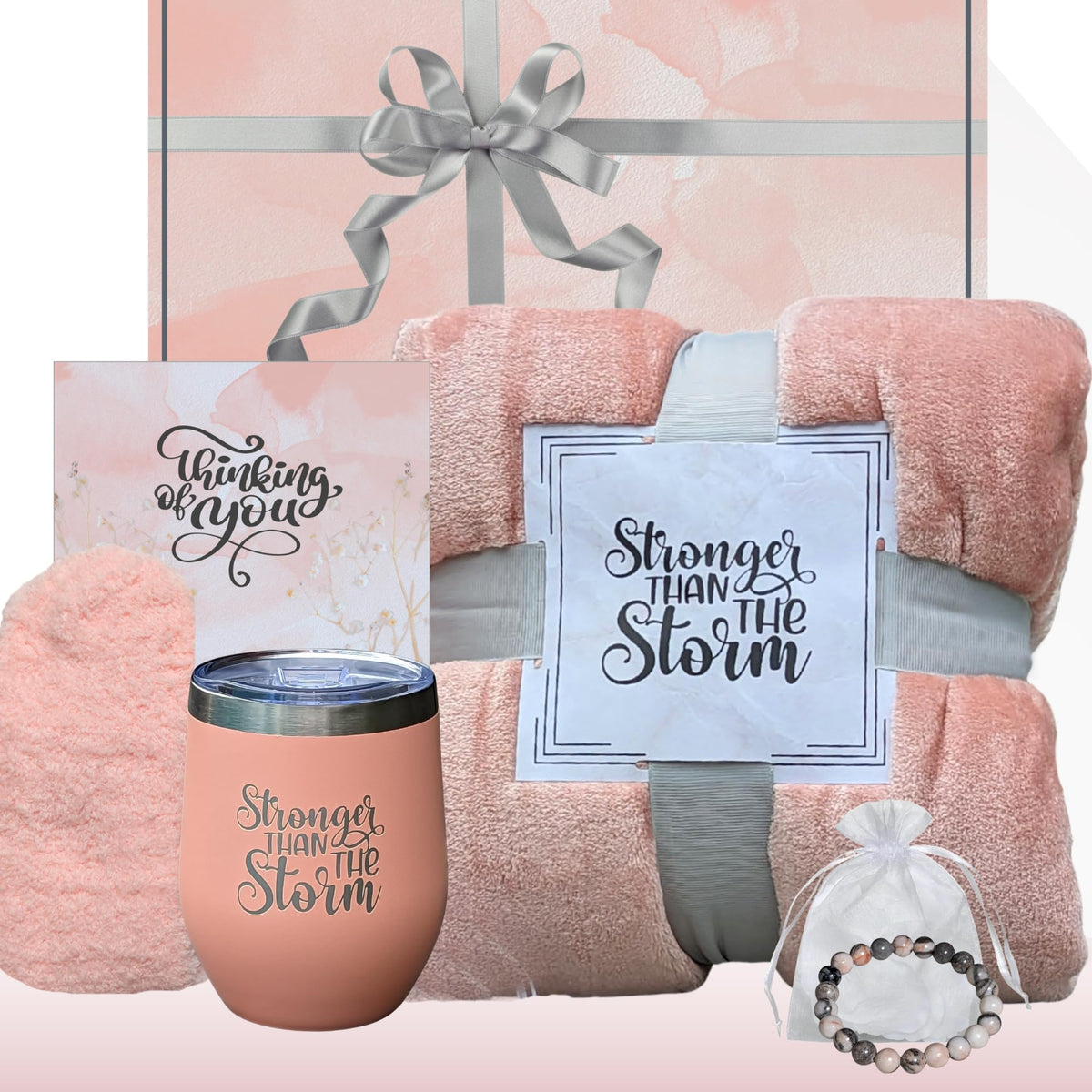 Pink Blanket & Tumbler D981