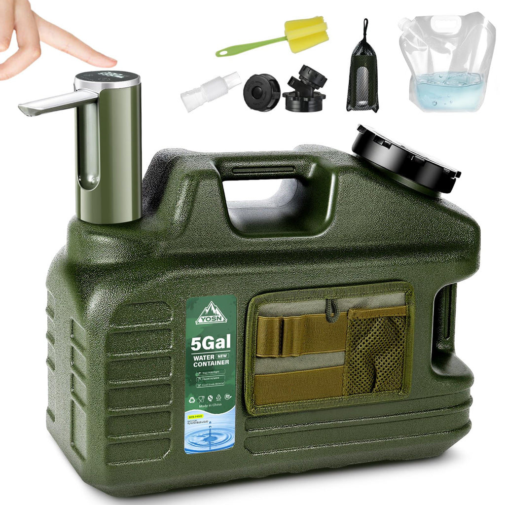 5 Gallon BPA Free Water Jug with Pump and Spigot F90713