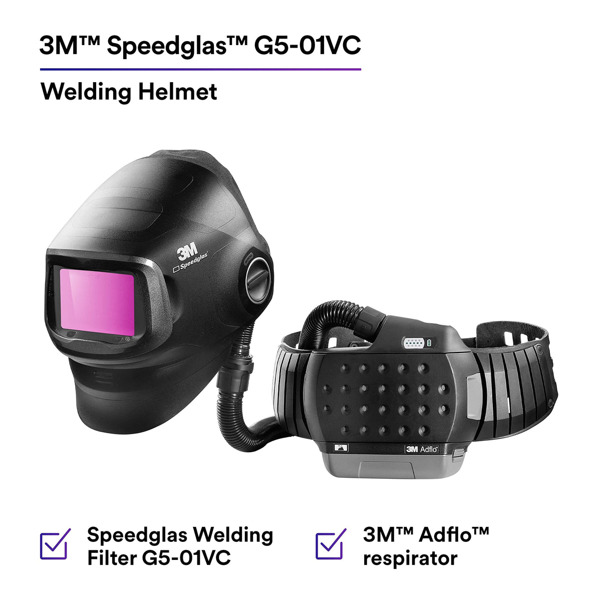 Heavy-Duty Welding Helmet with PAPR Assembly X978
