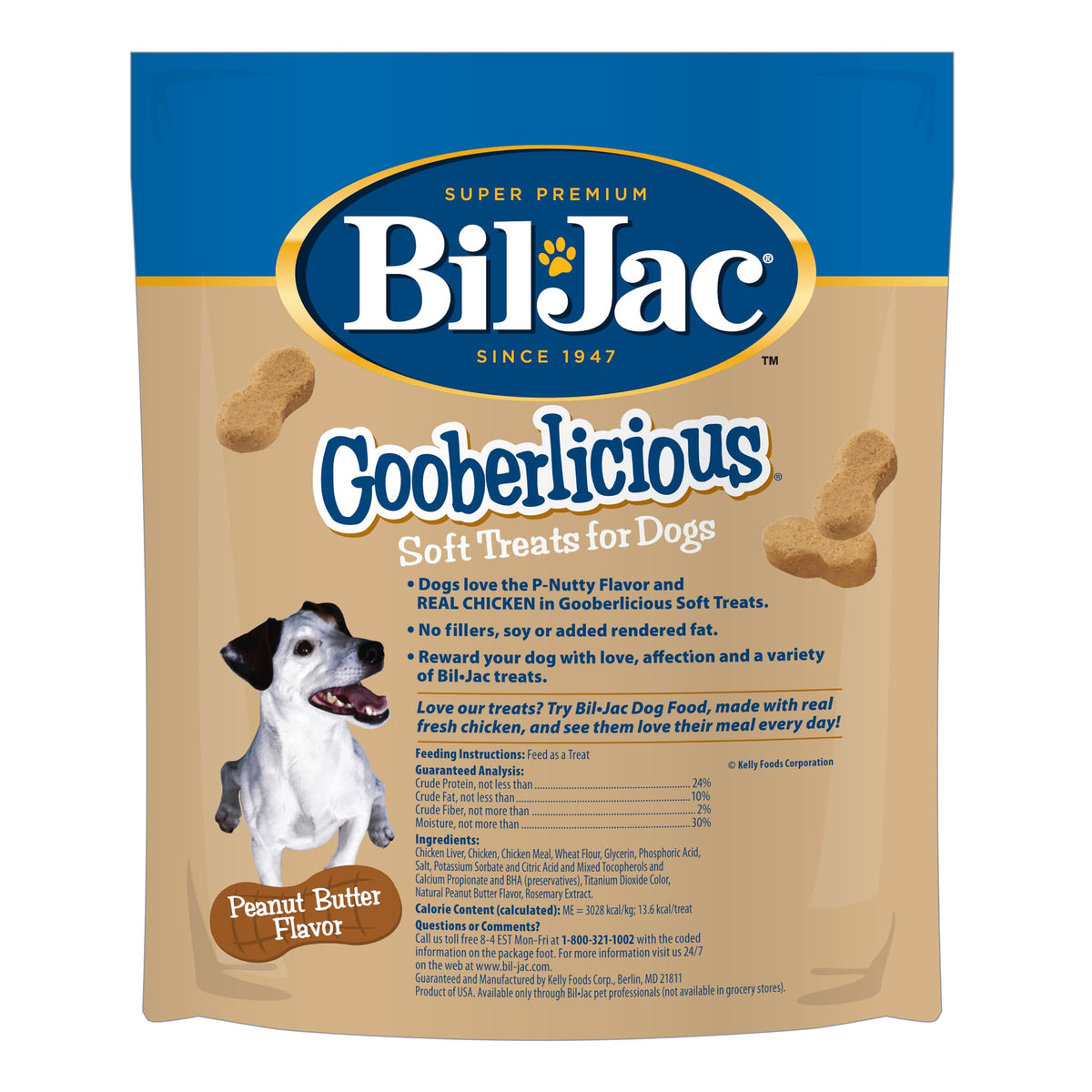 Peanut Butter Flavor Dog Treats 10oz 4-Pack X361749