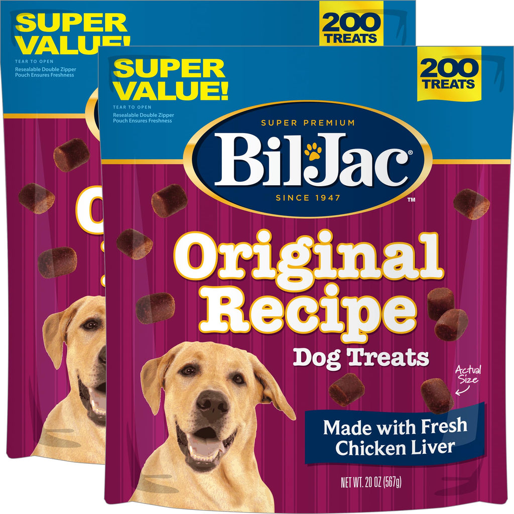 Soft Training Treats for Dogs with Chicken Liver 20oz 2-Pack B506042