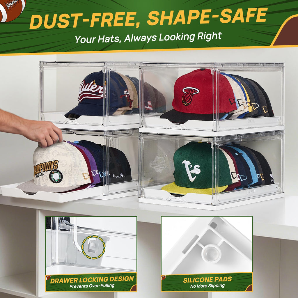2 Pack Stackable Baseball Caps Organizer C2177