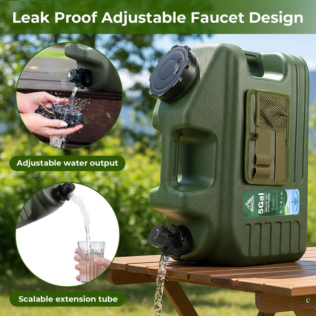 5 Gallon BPA Free Water Jug with Pump and Spigot F90713