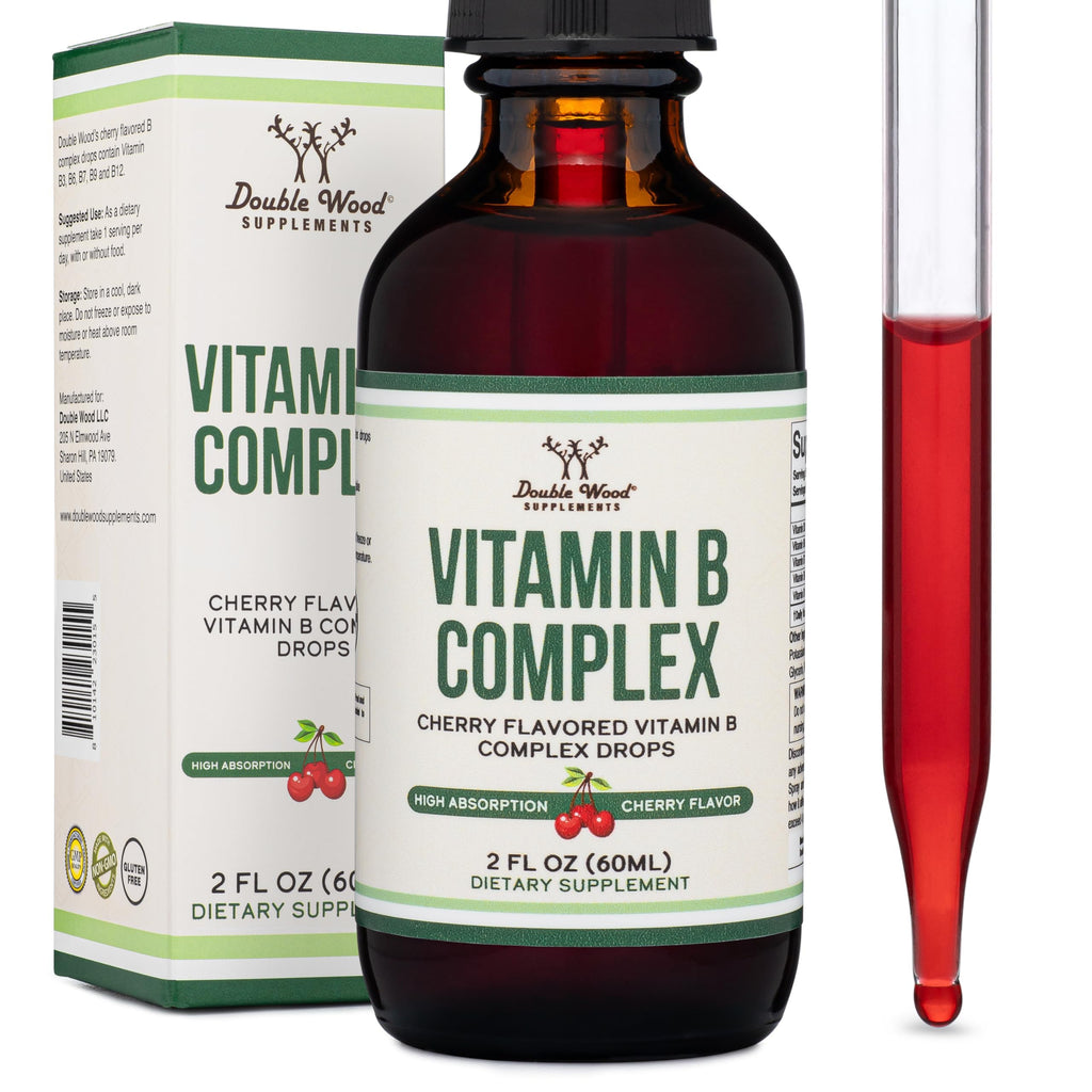 Cherry Flavor Liquid Vitamin B-Complex Drops J129039