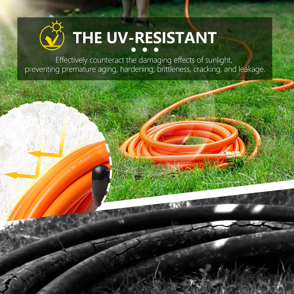 100ft x 5/8" All-weather Flexible Garden Hose J9906