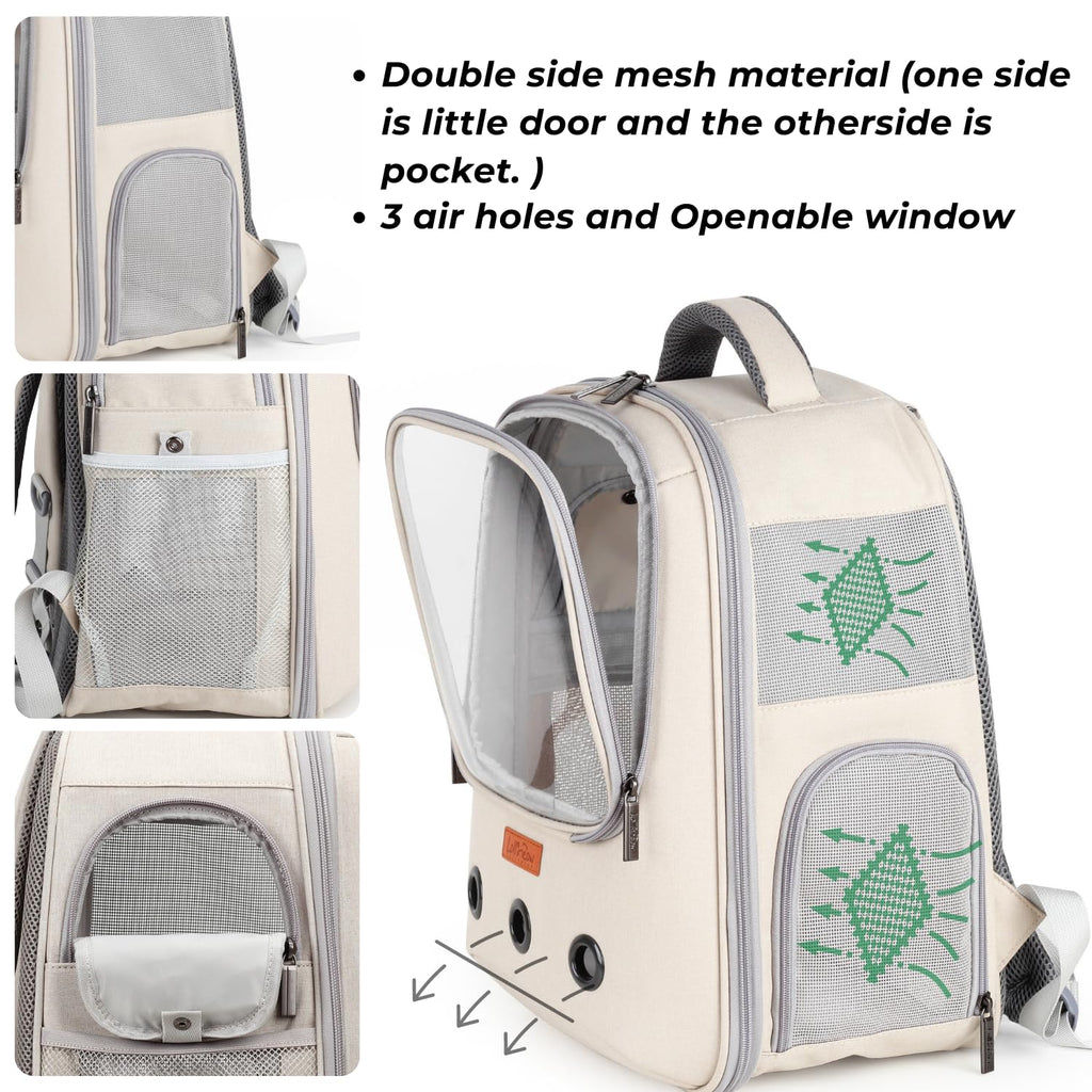Pet Carrier Backpack, Airline-Approved (Beige) G8272