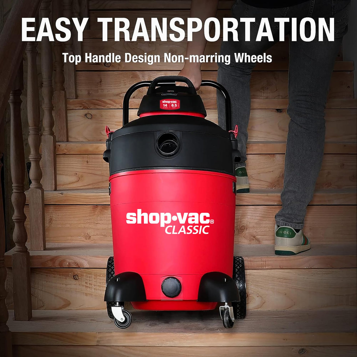 14 Gallon 6.5-Peak HP Wet/Dry Vacuum G373