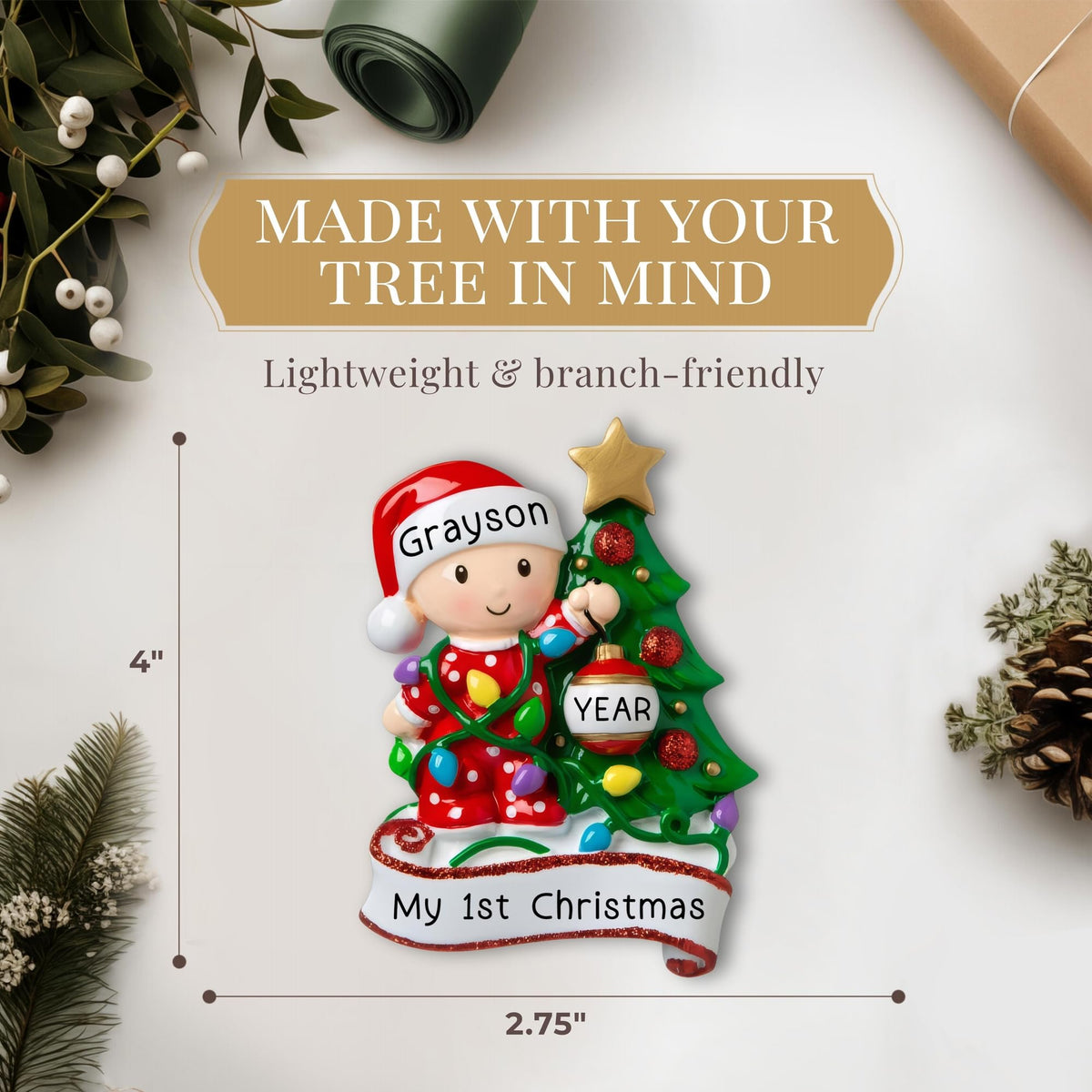 Baby's First Christmas Ornament 2026 Z156887