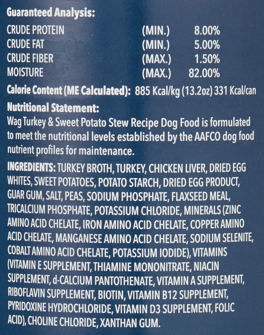 Turkey & Sweet Potato Recipe Canned Dog Food 13.2 oz Can Pack of 12 B2631