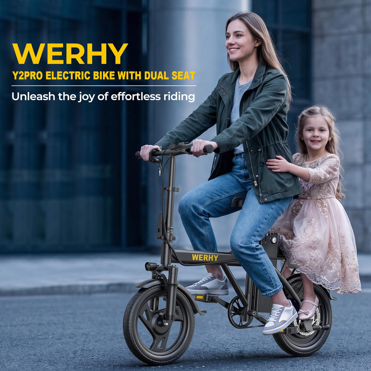 Electric Bike for Adults 750W Peak Motor 20 MPH Folding Ebike 14" F57721