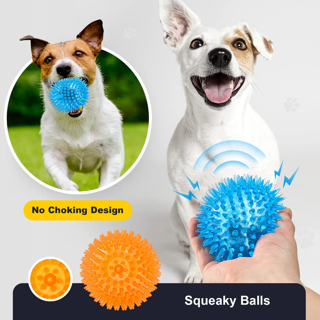 Squeaky Dog Toy Balls BPA Free Non-Toxic R623