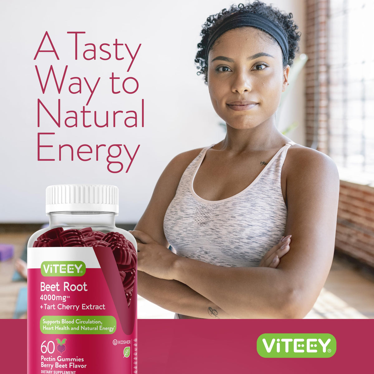 Beet Root Gummies 4000mg & Tart Cherry G8876