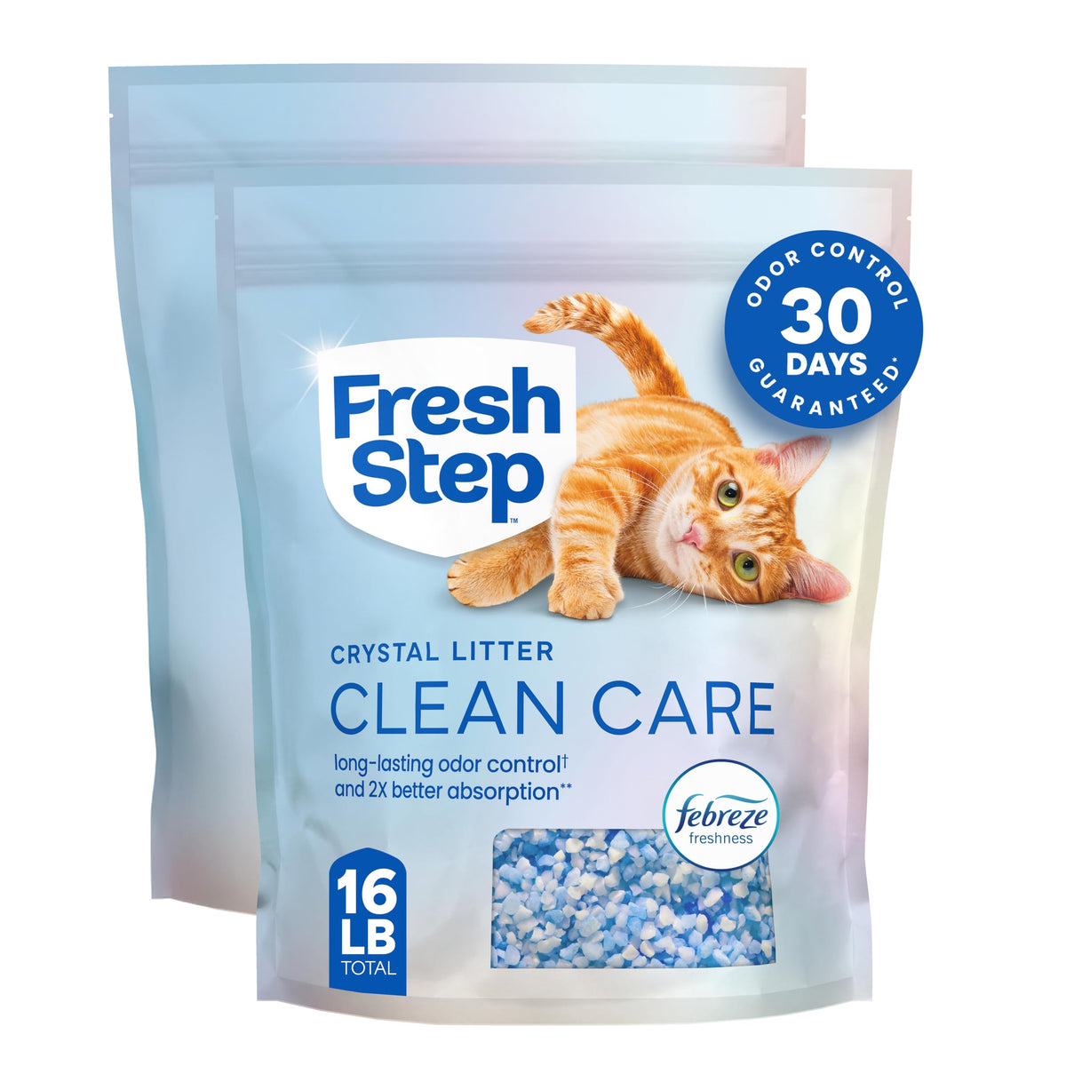8 lb. 2 Pk Crystal Cat Litter O2527