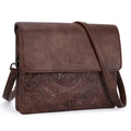Small Vegan Leather Crossbody Bag with Adjustable Strap E3464
