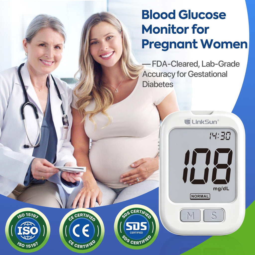 Glucose Monitor with 100 Strips & Safety Lancets F403